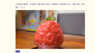 奈良のタウン情報情報「ぱーぷる」にかき氷が紹介されました！